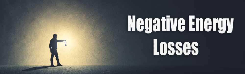Negative Energy Losses