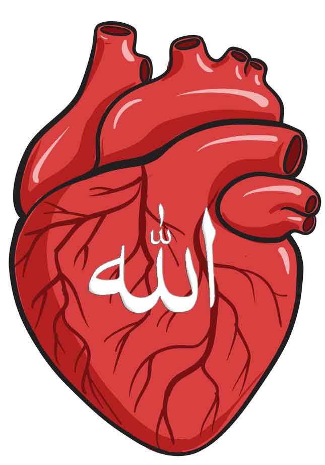 allah in heart